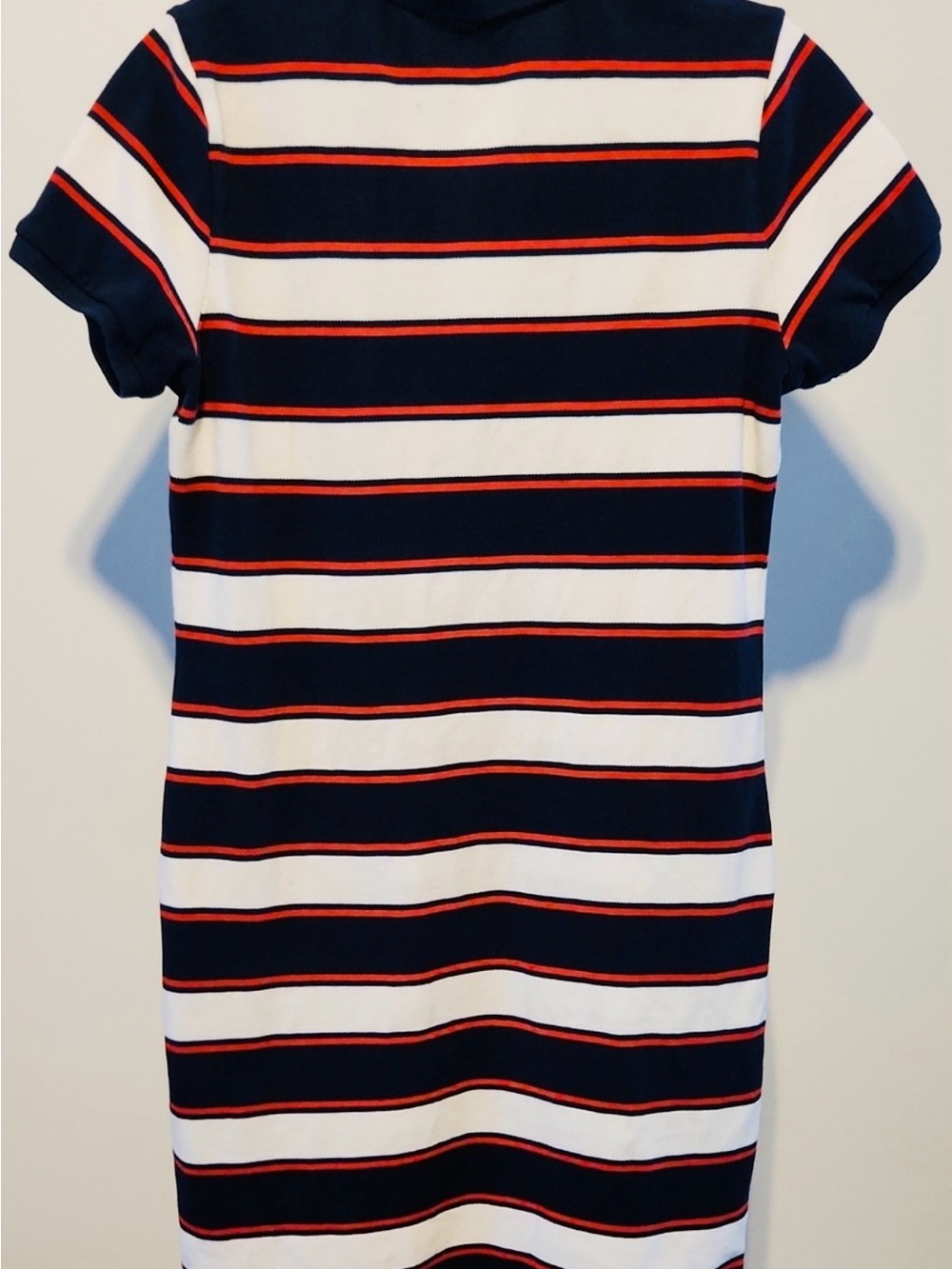 Polo by Ralph Lauren Navy, White & Pink Striped Polo Dress - Picture 8 of 12